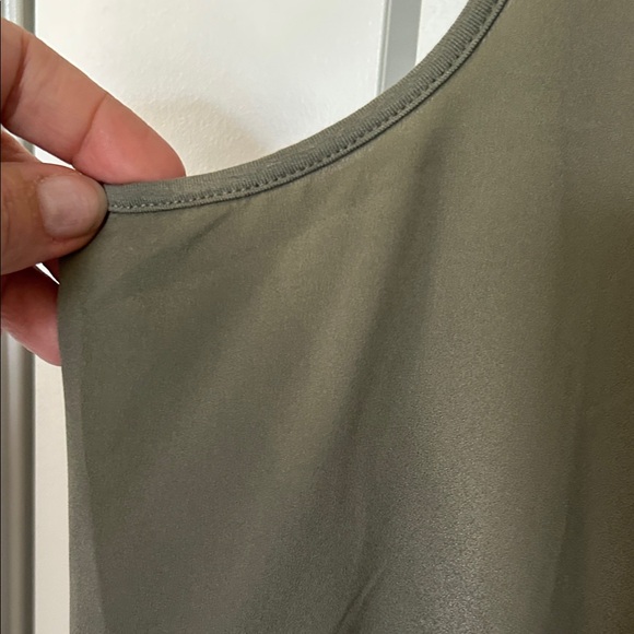 Chico's Olive Green Sleeveless Top - Picture 4 of 8